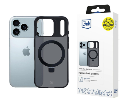 Etui do telefonów 3MK Smoke Case Mag&Stand do iPhone 17 Pro 5903108665261